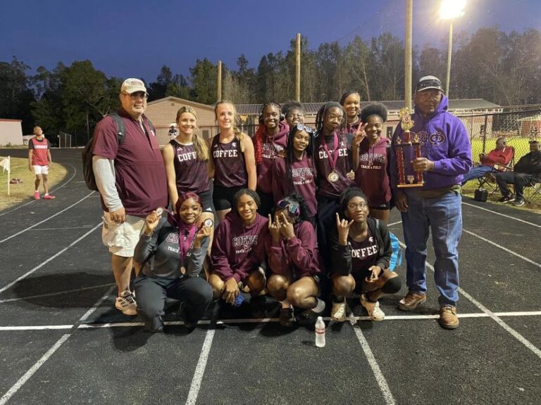 Coffee High Lady Trojans Track Team