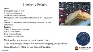 Blueberry Delight Recipe