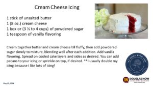 At Home with Pam • Cream Cheese Icing Recipe