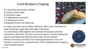 Fresh Blueberry Topping