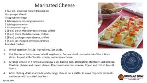 Marinated Cheese