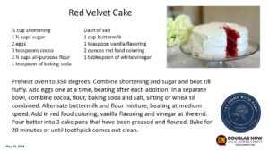 At Home with Pam • Red Velvet Cake Recipe