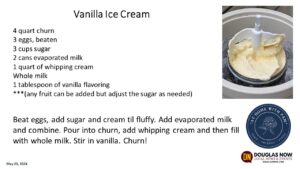 At Home with Pam • Vanilla Ice Cream Recipe