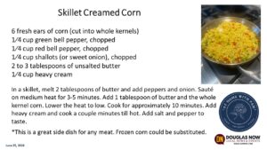 Skillet Creamed Corn