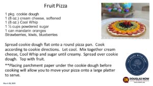 At Home with Pam - Fruit Pizza Recipe