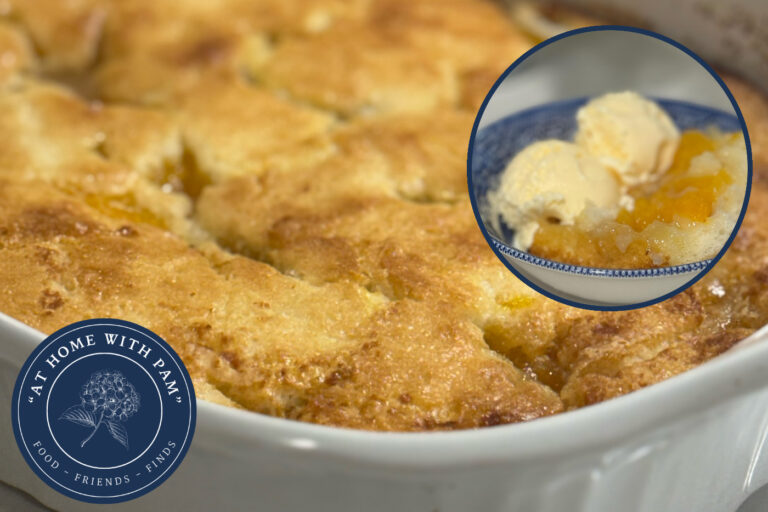 At Home with Pam - Peach Cobbler