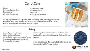 At Home with Pam - Carrot Cake