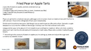 Fried Pear or Apple Tarts