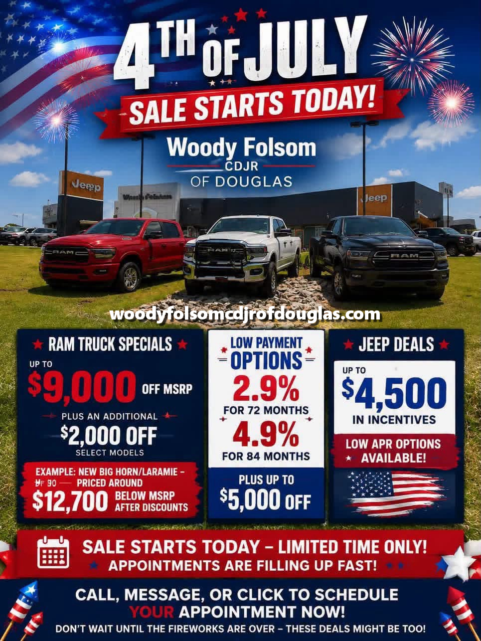 Woody Folsom CDJR of Douglas