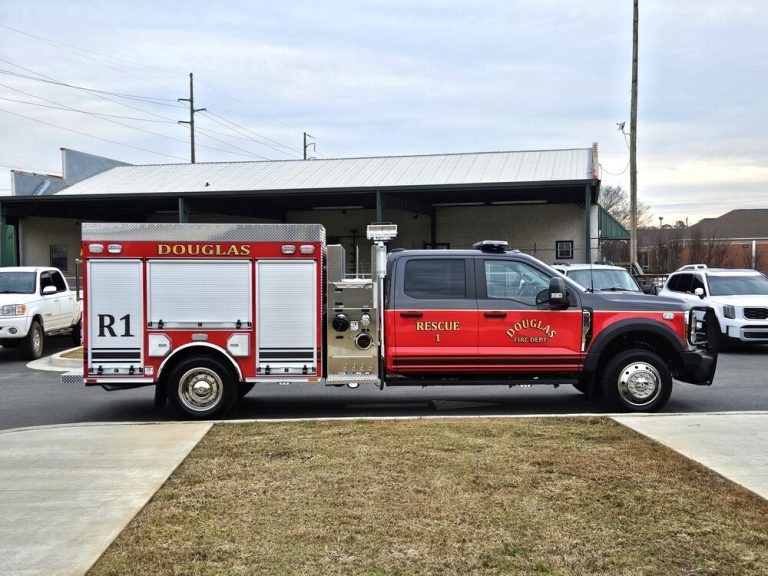 Douglas Fire Department adds new Fouts mini-pumper to fleet