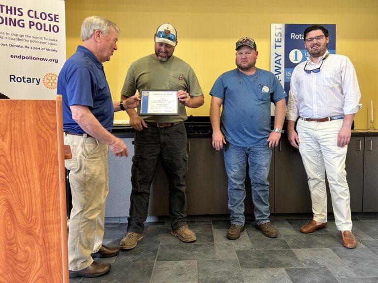 Douglas Rotary recognizes Wiregrass Technical College student of the month