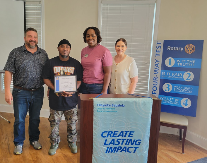 Johnson recognized for achievements at Wiregrass Technical College