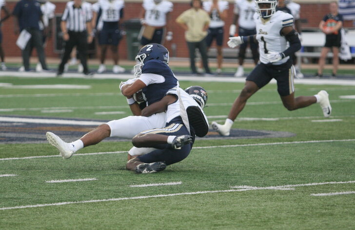Hancock, Paulk each tally four tackles in Charleston Southern’s loss at Georgia Southern